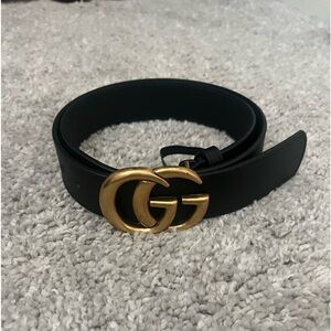 Gucci GG Marmont 2015 Re-edition Wide Belt Good Condition w/ Box